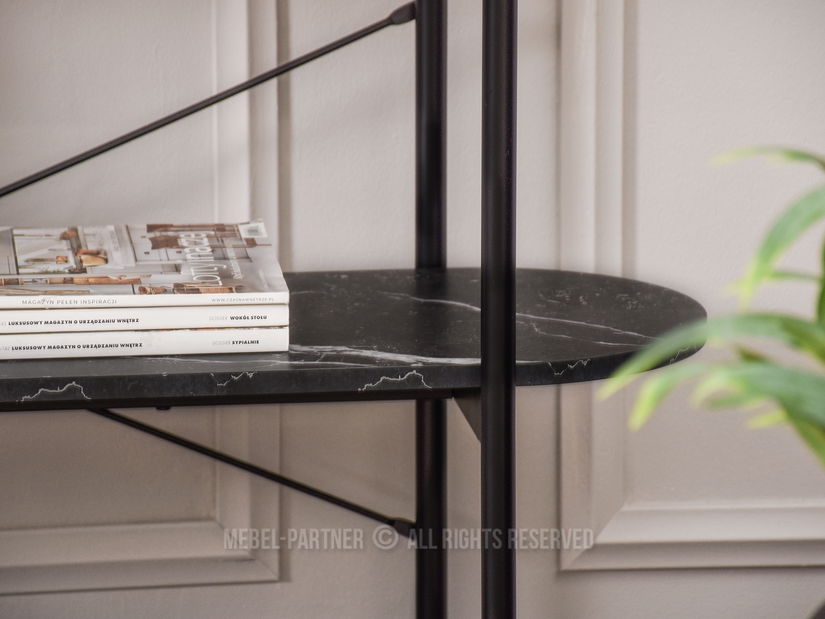 Konzolový stolík Inge (čierna)