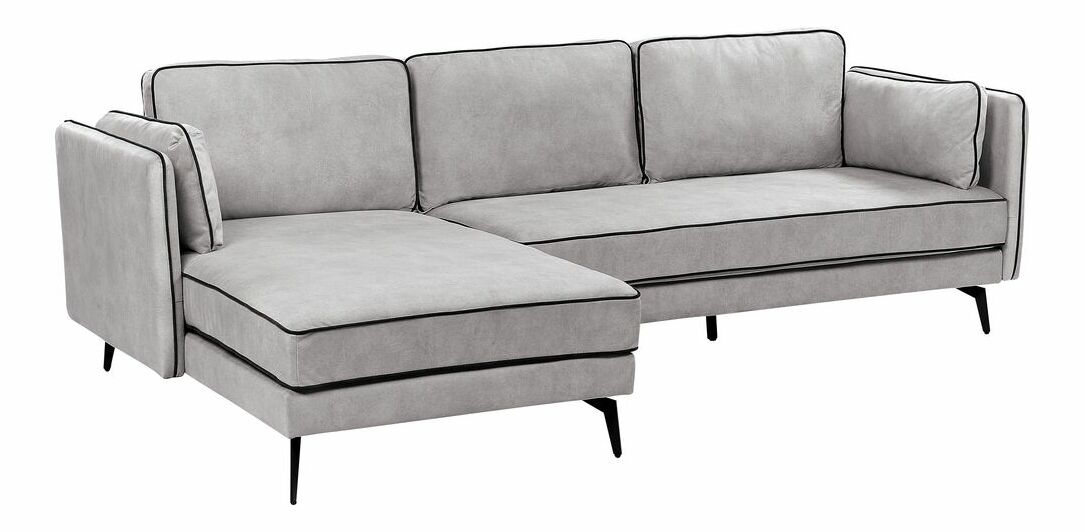 Rohová sedacia súprava Askel (sivá) (P)