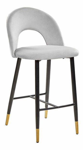 Set 2 ks. Barových stoličiek Filatto (sivá)