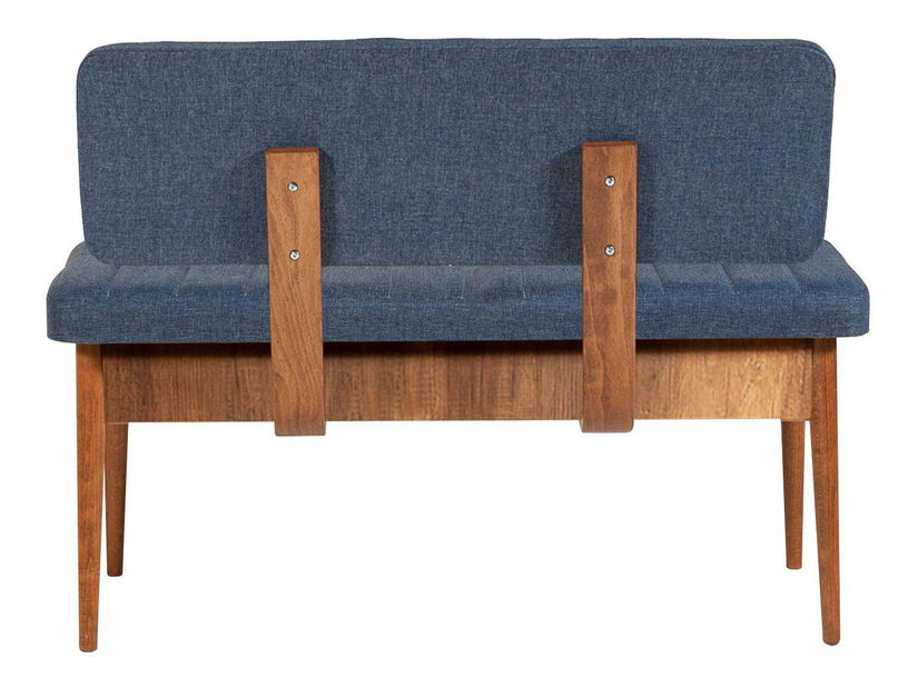 Klupa Vanessa (orah + tamnoplava)