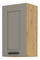 Felső konyhaszekrény Lucid 40 G 72 1F (artisan tölgy + claygrey)