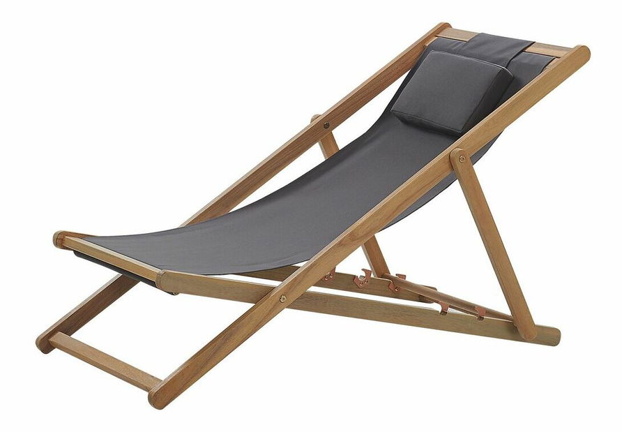 Zahradné lehátko AVELLO (drevo) (svetlohnedá)