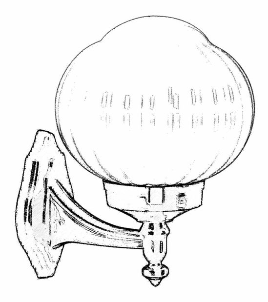 Iluminat de perete pentru exterior Diesel (Negru)