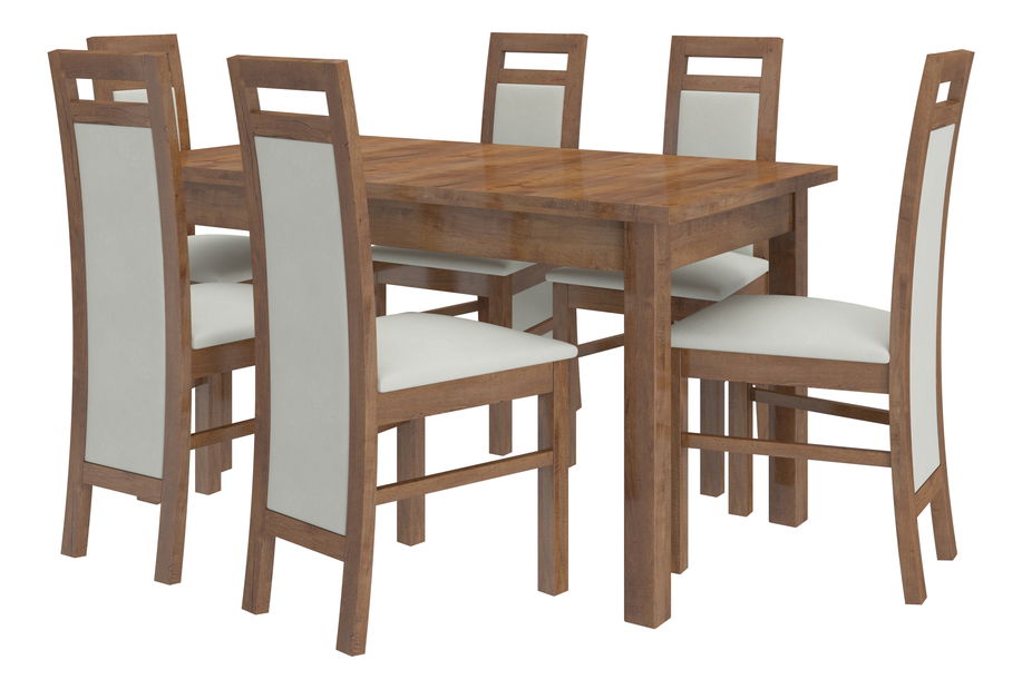 Set sufragerie Raviel14 (Stejar lefkas + paros 2)