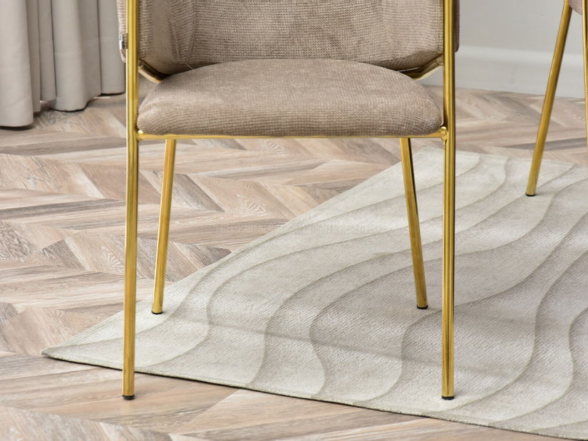 Scaun Chad (bej + auriu)