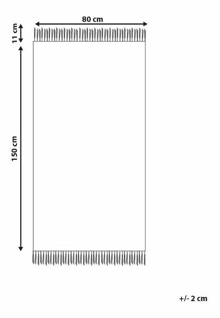 Tepih 80 x 150 cm Yazza (bež)