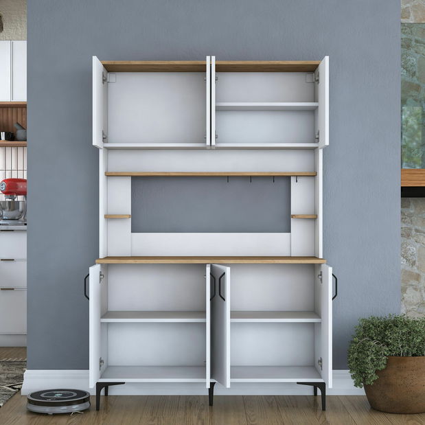 Policová skriňa Jeli (orech)