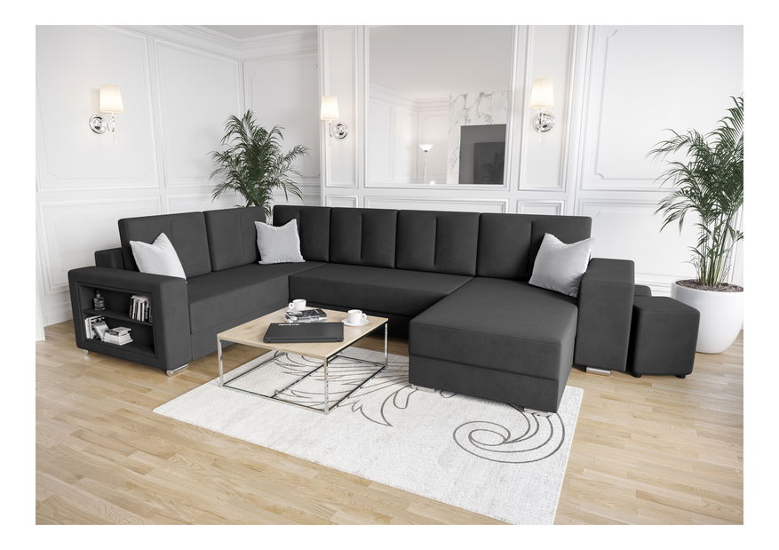 Kutna garnitura Kin (siva) (L)