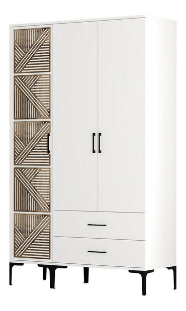 Ormar za garderobu Kiara PT (bijela)