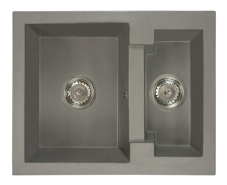 Kuchynský drez Yagma (sivá) (bez otvoru pre batériu) (L)