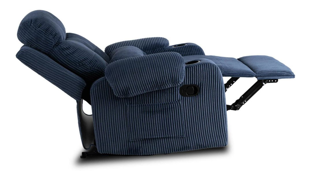 Fotoliu reglabil Trigesimo (albastru marin) 