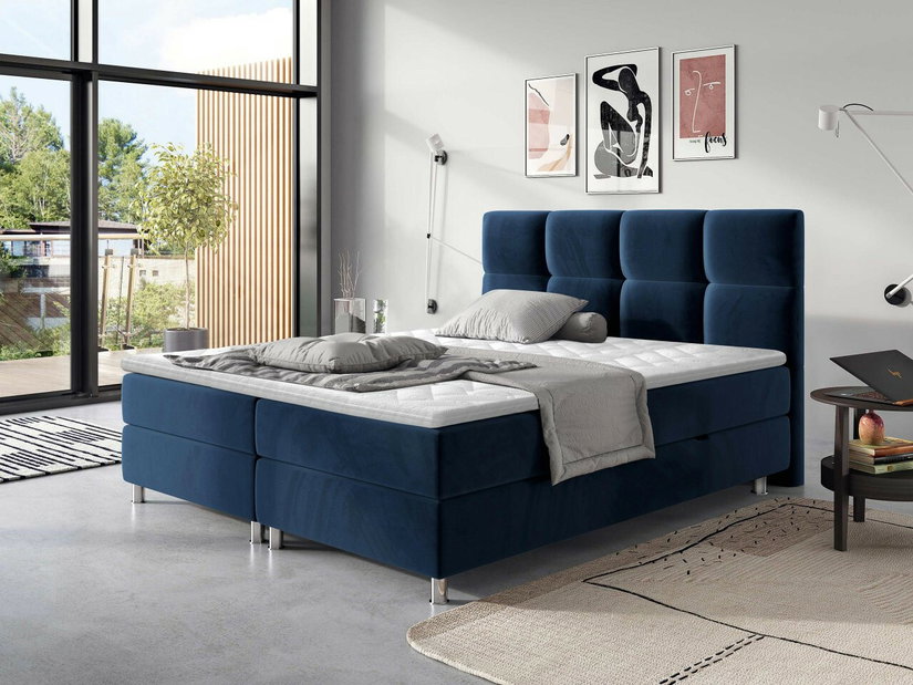 Manželská posteľ Boxspring 160 cm Amarydia (fresh 32)