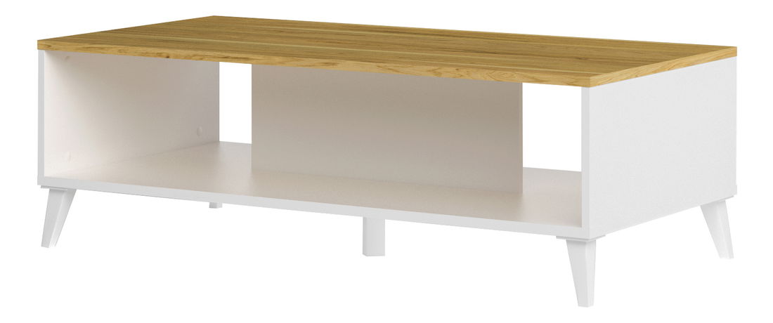 Dohányzóasztal Barilus 41 (amerikai byant dió + fehér)