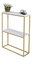 Konzolni stolić Mattel (zlatna + bijela)