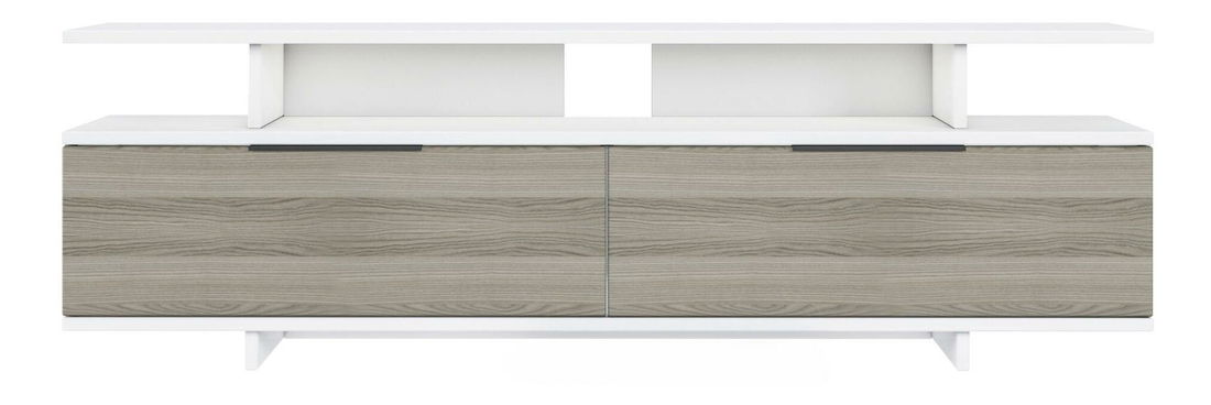 Masă TV/Dulap Dreamies (Gri + Alb + Nuc) 