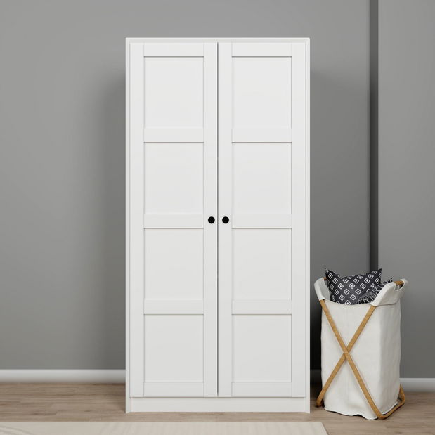 Ormar za garderobu Luckiny S (bijela)