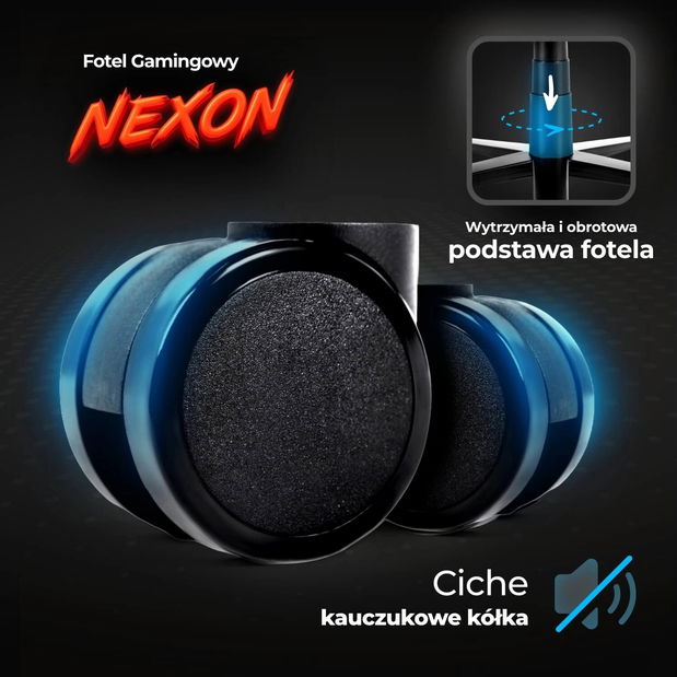 Felső fotel Nutrida (fekete + sárga) 