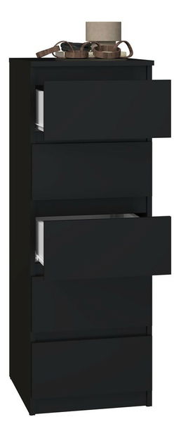 Komoda Musecalo 5 (čierna)