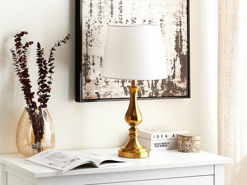 Stolna svjetiljka Hemdi (krem bijela)