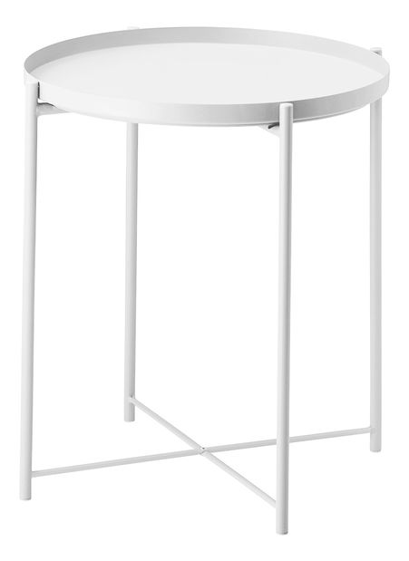 Príručný stolík Tadra (biela)