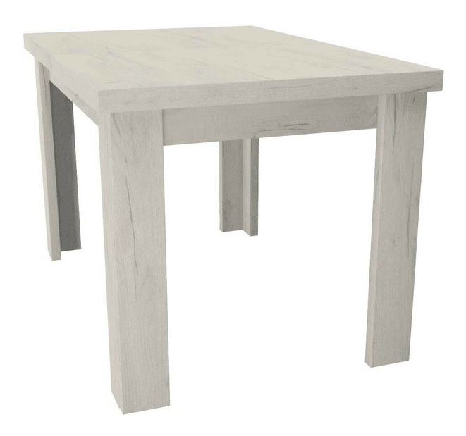 Blagovaonski stol Johny (craft bijeli) (za 4 do 6 osoba)