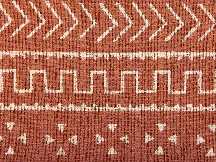 Set 2 buc perne decorative 35 x 55 cm Orly (portocaliu)