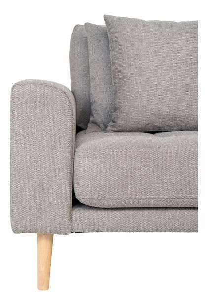 Rohová sedacia súprava (P) Lvaveriaora (svetlosivá)