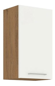 Dulap superior de bucătărie 40 G-72 1F Woody (Stejar lancelot + Alb lucios)