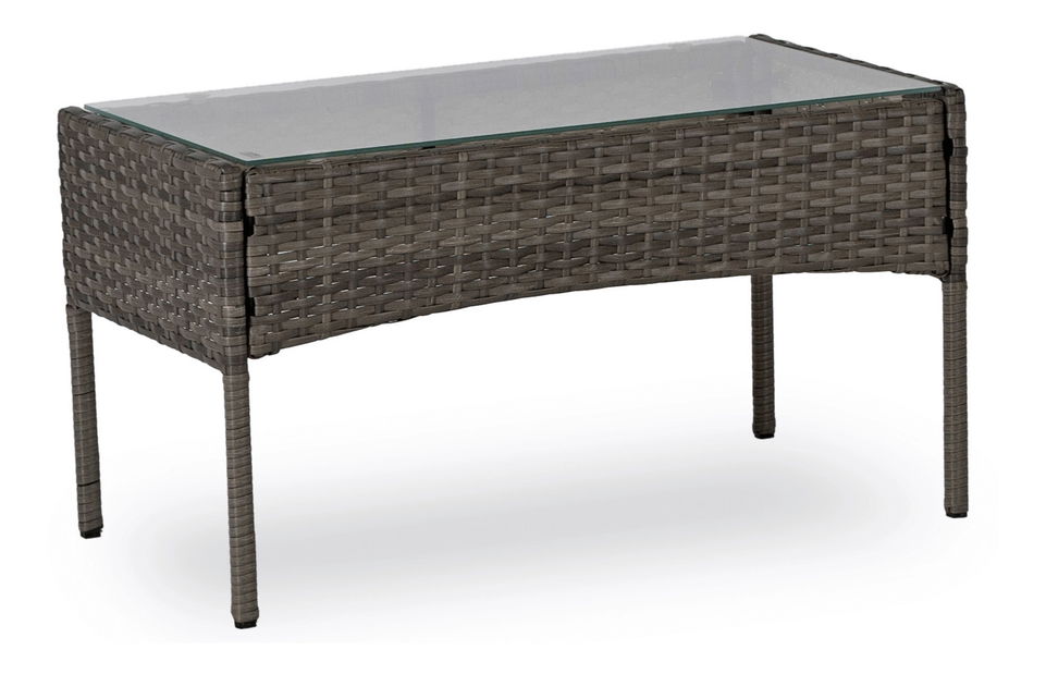 Záhradný set Manta (sivá) (pre 4 osoby)