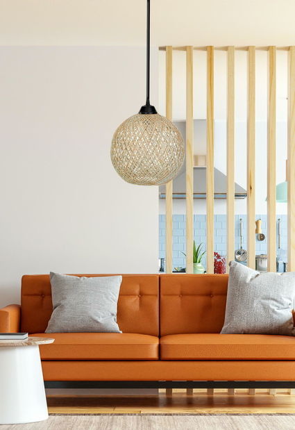 Stropné svietidlo Clamonerta 2 (čierna + hnedá)