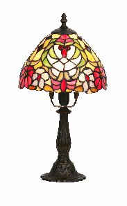 Stolová lampa Mirella 8089 (bronzová + viacfarebné)