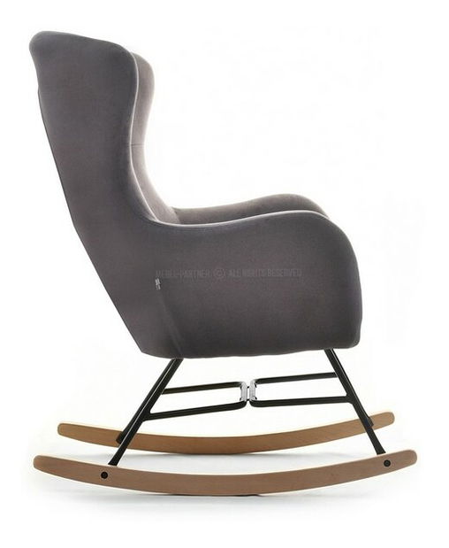 Fotoliu Nesia (grafit + negru)