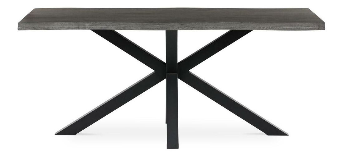 Masă sufragerie Heredado (stejar gri) (pentru 8 persoane)