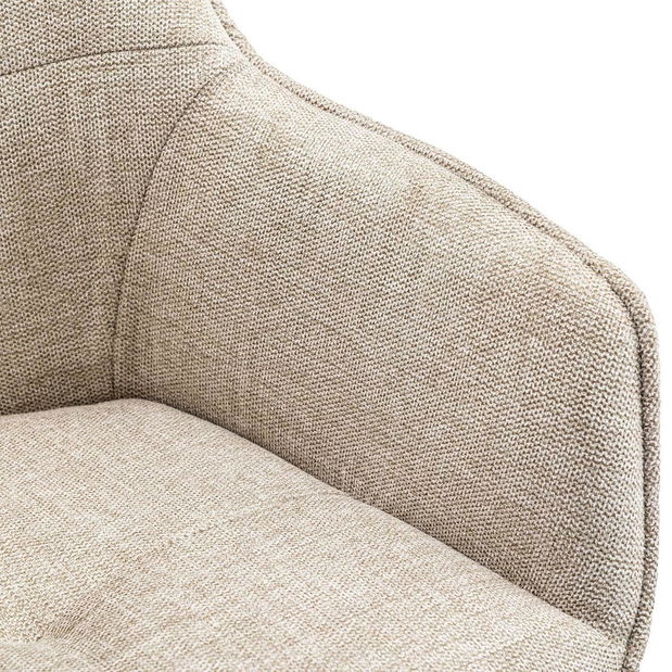 Jedálenská stolička Heretico (krémová)