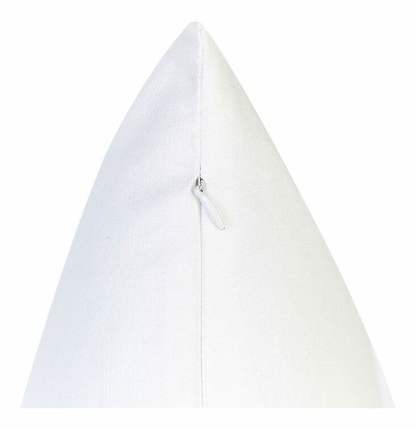 Sada 2 ozdobných vankúšov 45 x 45 cm Marina (biela)