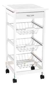 Stolić za serviranje Kirsten (bijela)