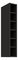 Raft superior de bucătărie Carminia 15 G-90 OTW (negru)