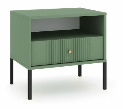 Nočný stolík Isae 5W (zelená + čierna)