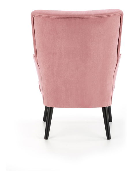 Fotel Dagol (rózsaszín + wenge)