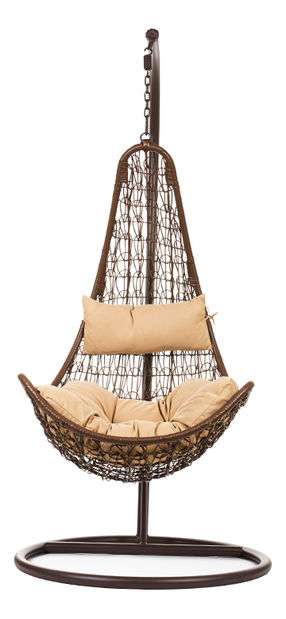 Felakasztható hintafotel Cleopatra (barna + bézs)