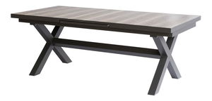 Rozkladací záhradný stôl Absorbidas (dub) (pre 10 a viac osôb)