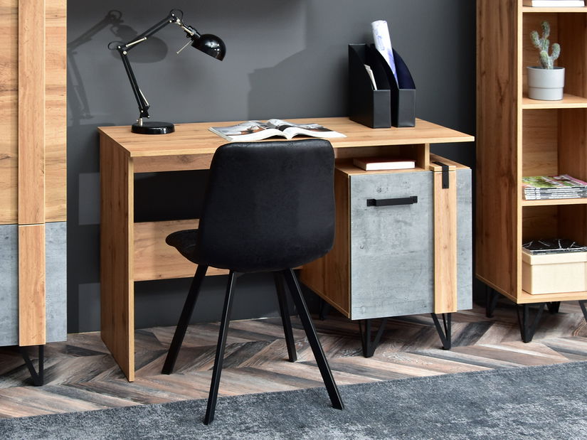 Nappali fal Subrayado 04 (tölgy + fekete)