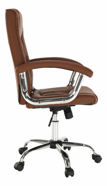 Irodai fotel Lionel 1658LC (textilbőr barna)
