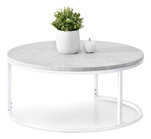 Konferenčný stolík Kolja Stolik Xl (sivá + biela)
