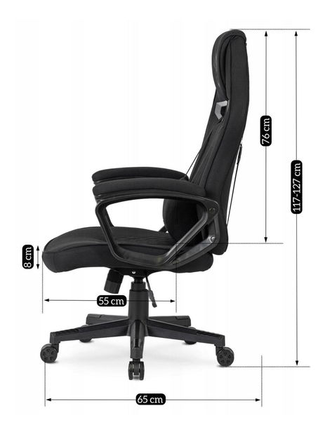 Felső fotel Verdiblanco (fekete) 