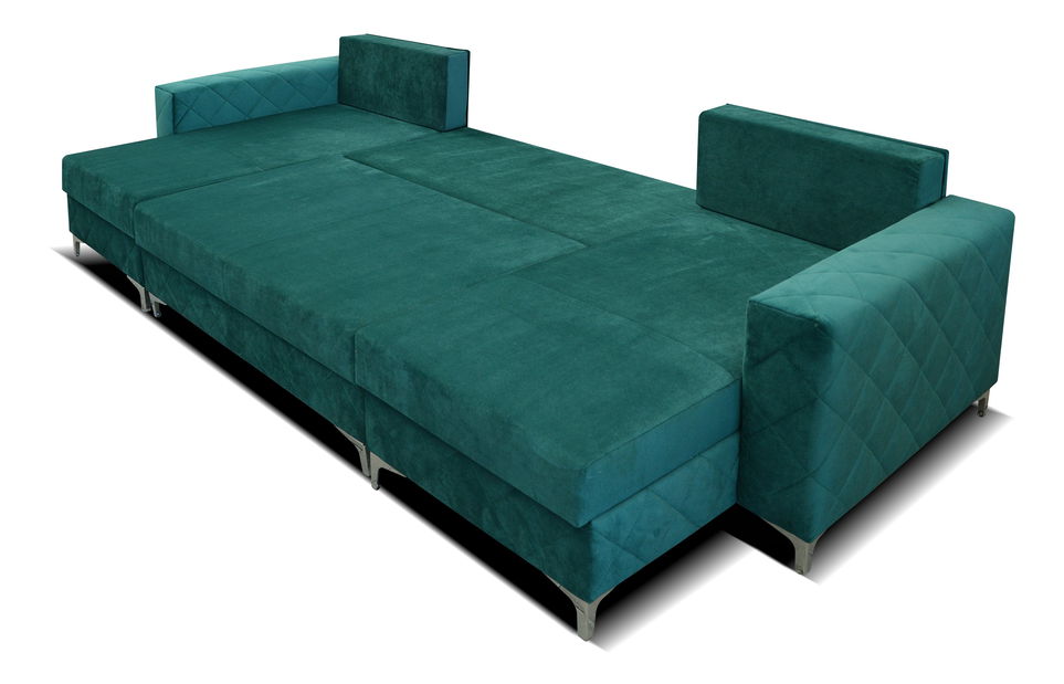 Rohová sedačka U Misrin Bis (zelená) (L)