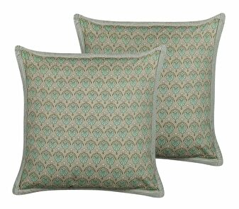 Set 2 buc perne decorative 45 x 45 cm Picc (verde)