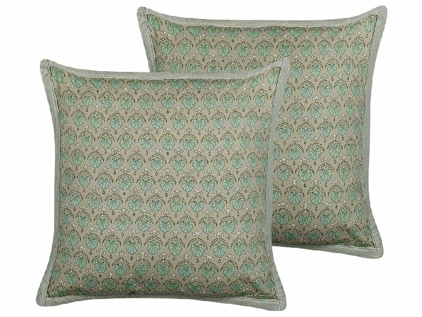 Set 2 buc perne decorative 45 x 45 cm Picc (verde)