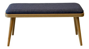 Lavička Vineya (dub + modrá)