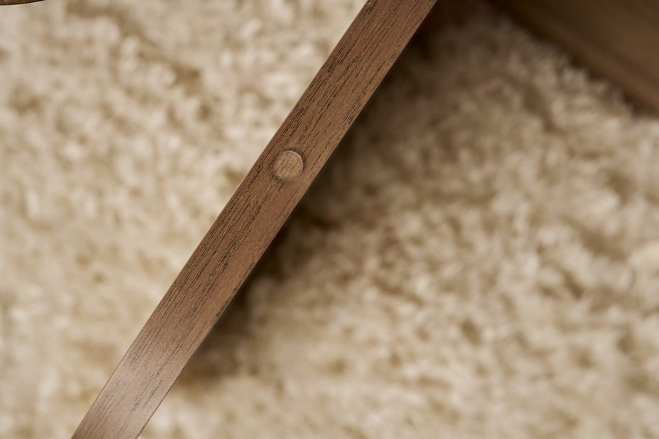 Konferenčný stolík Aorte (orech + sklo)